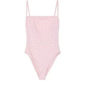 SKIN By SAME Los Angeles The One Piece in Pink Daisy SZ XL